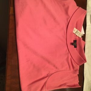 NWT Talbots sleeveless Jackie O pink top.